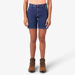 Women’s Relaxed Fit Denim Carpenter Shorts, 7" For Women | Dickies