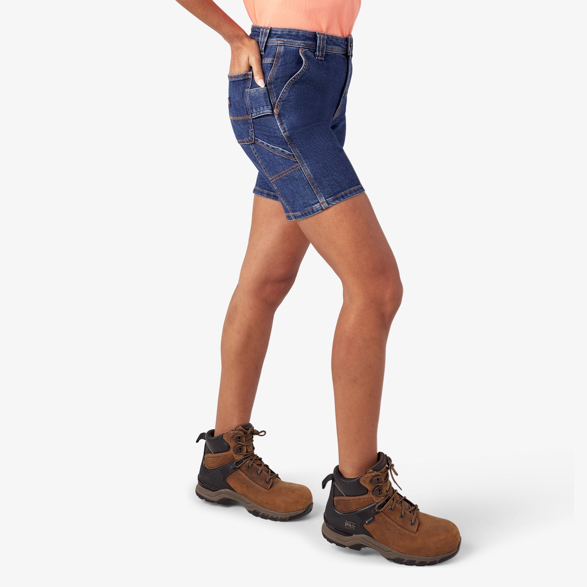 Women’s Relaxed Fit Denim Carpenter Shorts, 7" For Women | Dickies