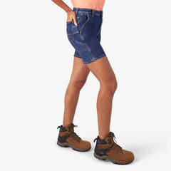 Women’s Relaxed Fit Denim Carpenter Shorts, 7" For Women | Dickies