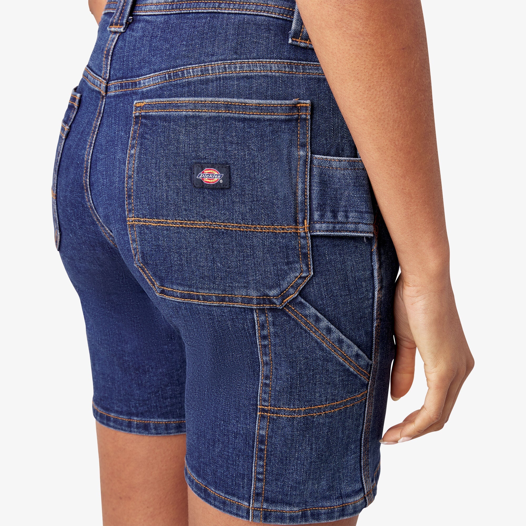 Women’s Relaxed Fit Denim Carpenter Shorts, 7" For Women | Dickies