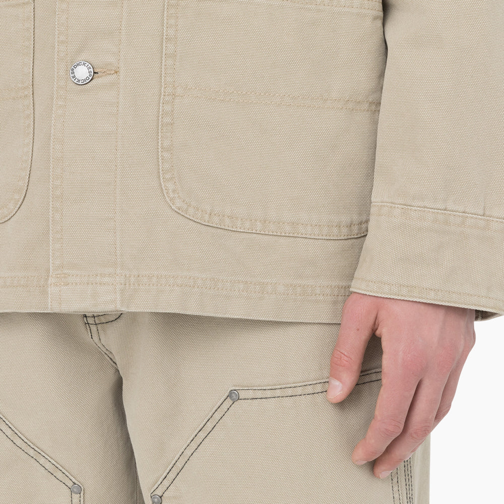 Stonewashed Duck Unlined Chore Coat For Men | Dickies