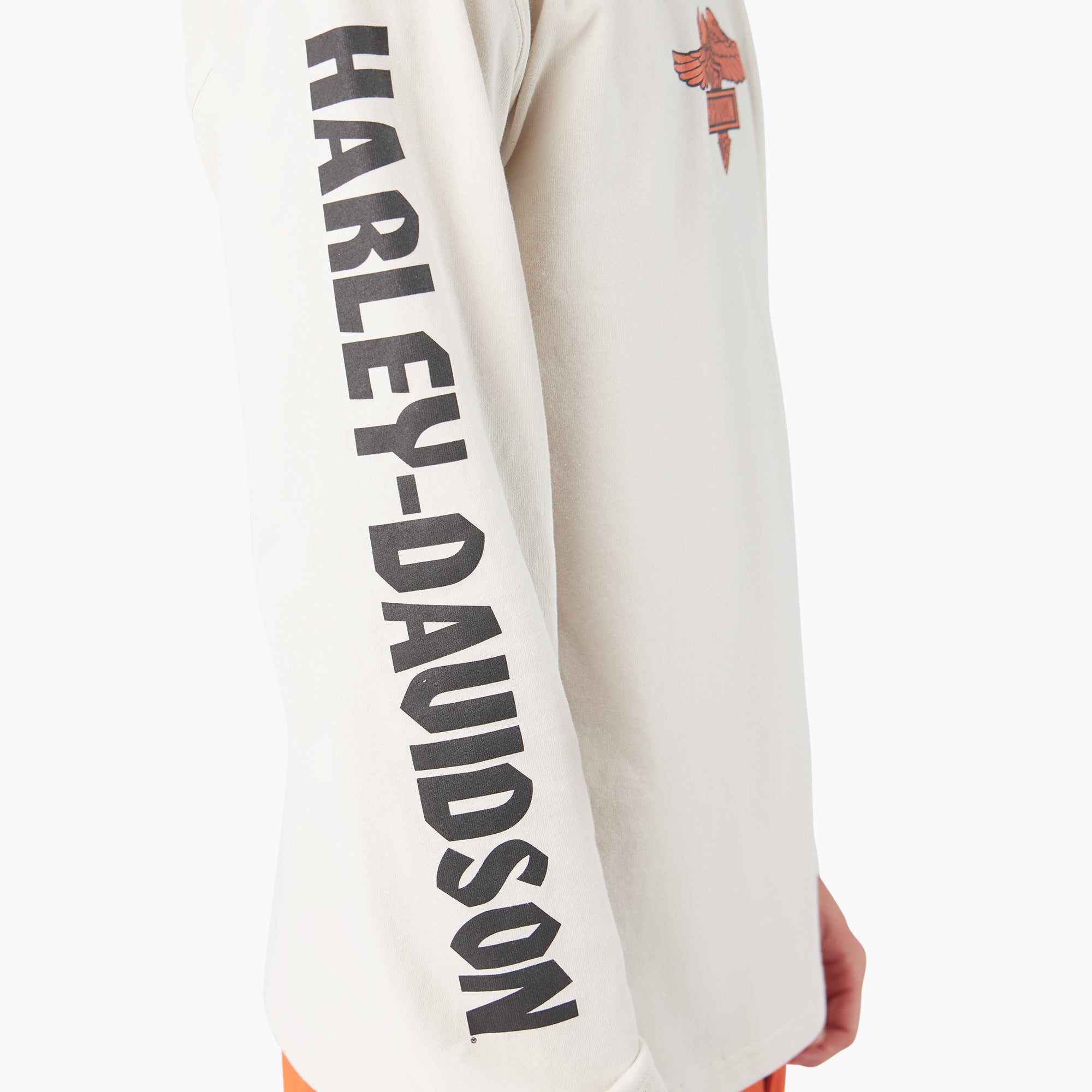 Dickies x Harley-Davidson Heavyweight Long Sleeve Eagle Tee For Men | Dickies