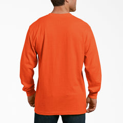 Heavyweight Neon Long Sleeve Pocket T-Shirt For Men | Dickies