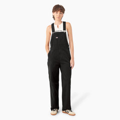 Women’s Pinstripe Service Bib Overalls For Sale | Dickies