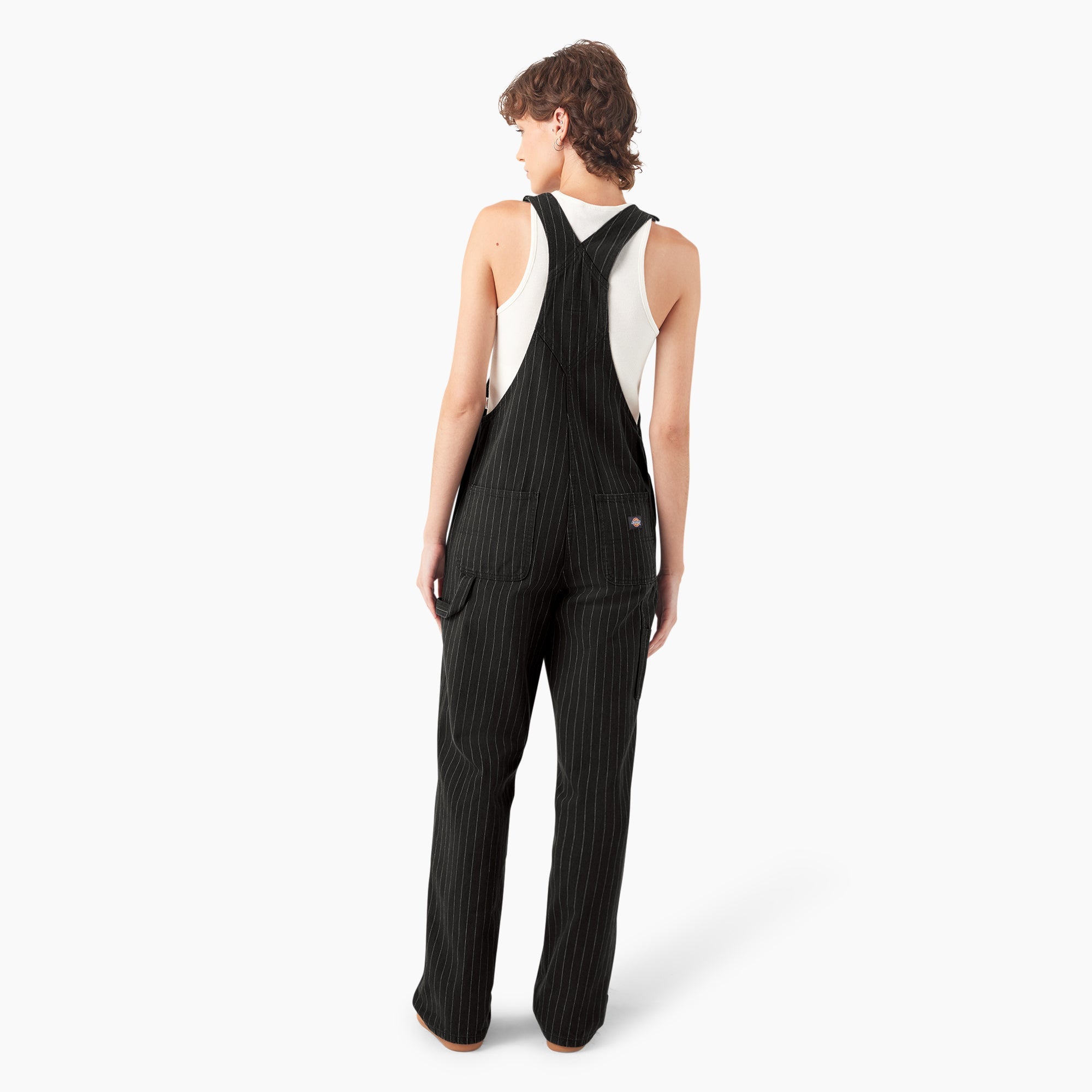 Women’s Pinstripe Service Bib Overalls For Sale | Dickies