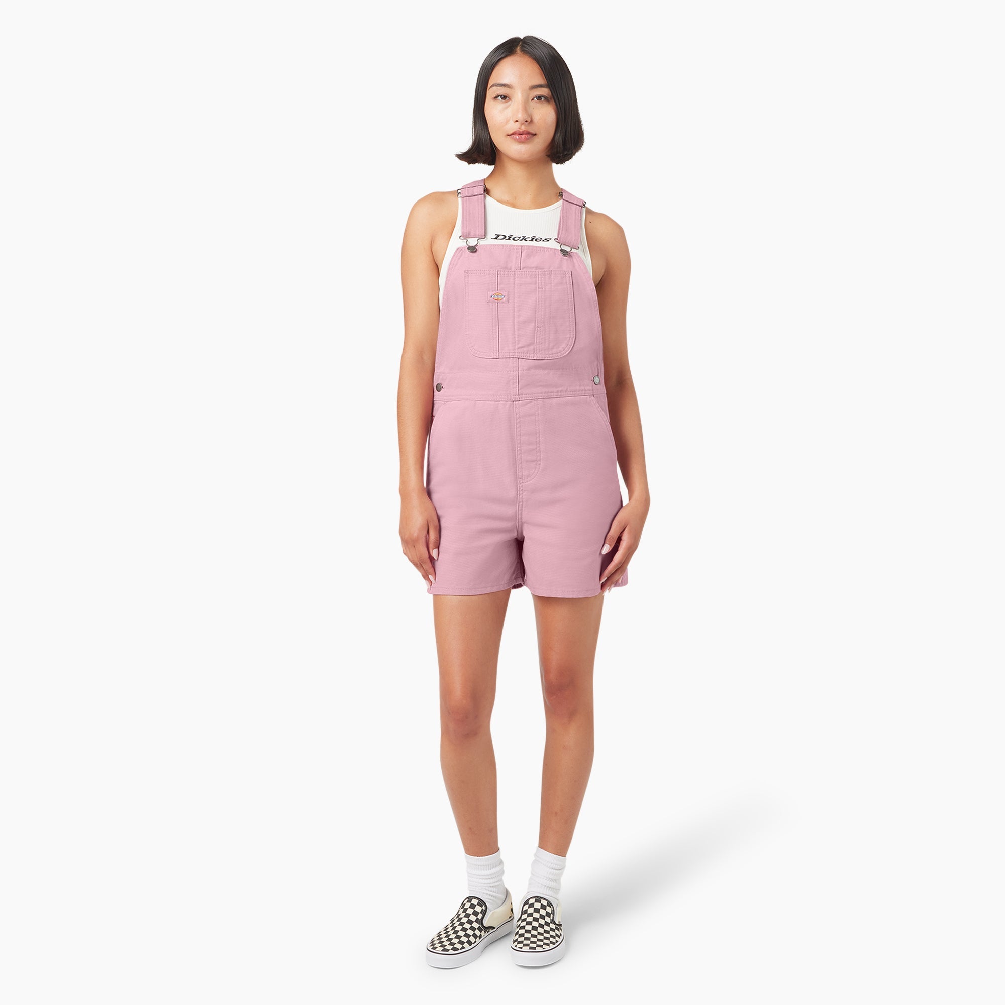 Women's Duck Canvas Bib Shortalls, 4" For Sale | Dickies