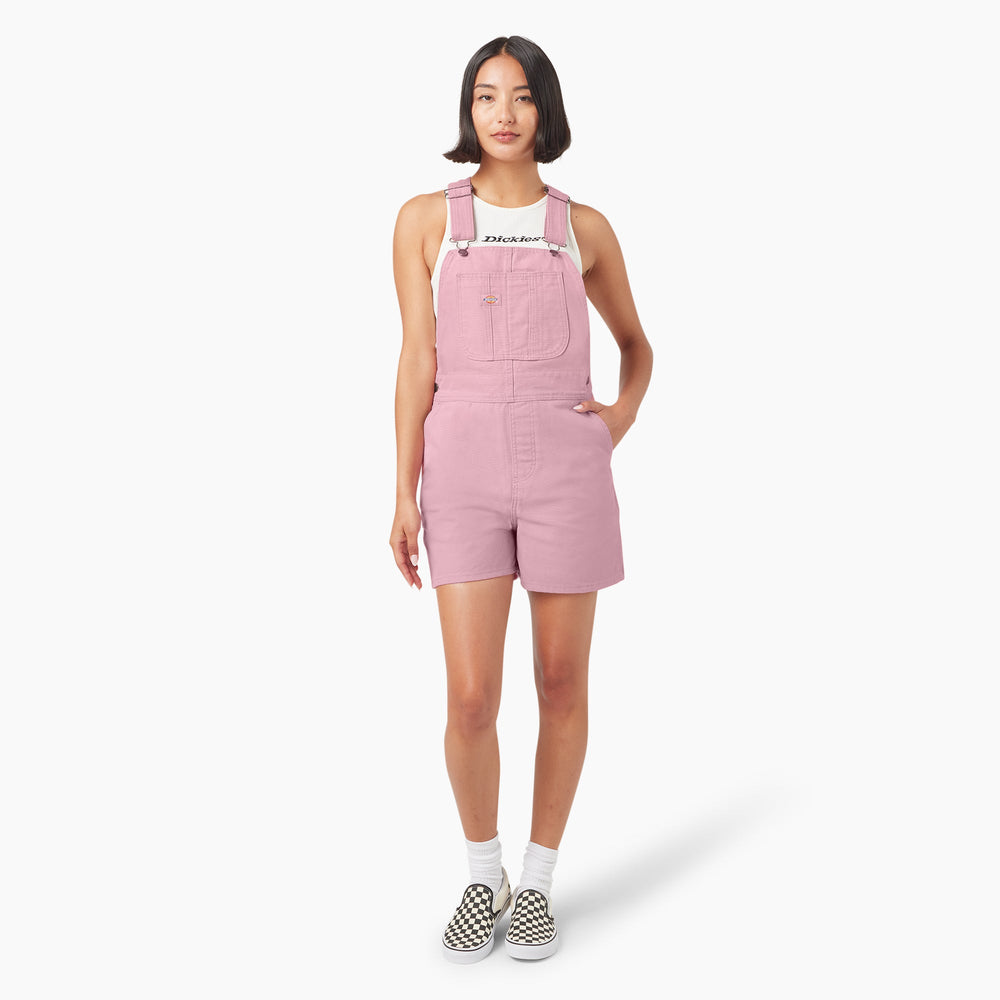 Women's Duck Canvas Bib Shortalls, 4" For Sale | Dickies