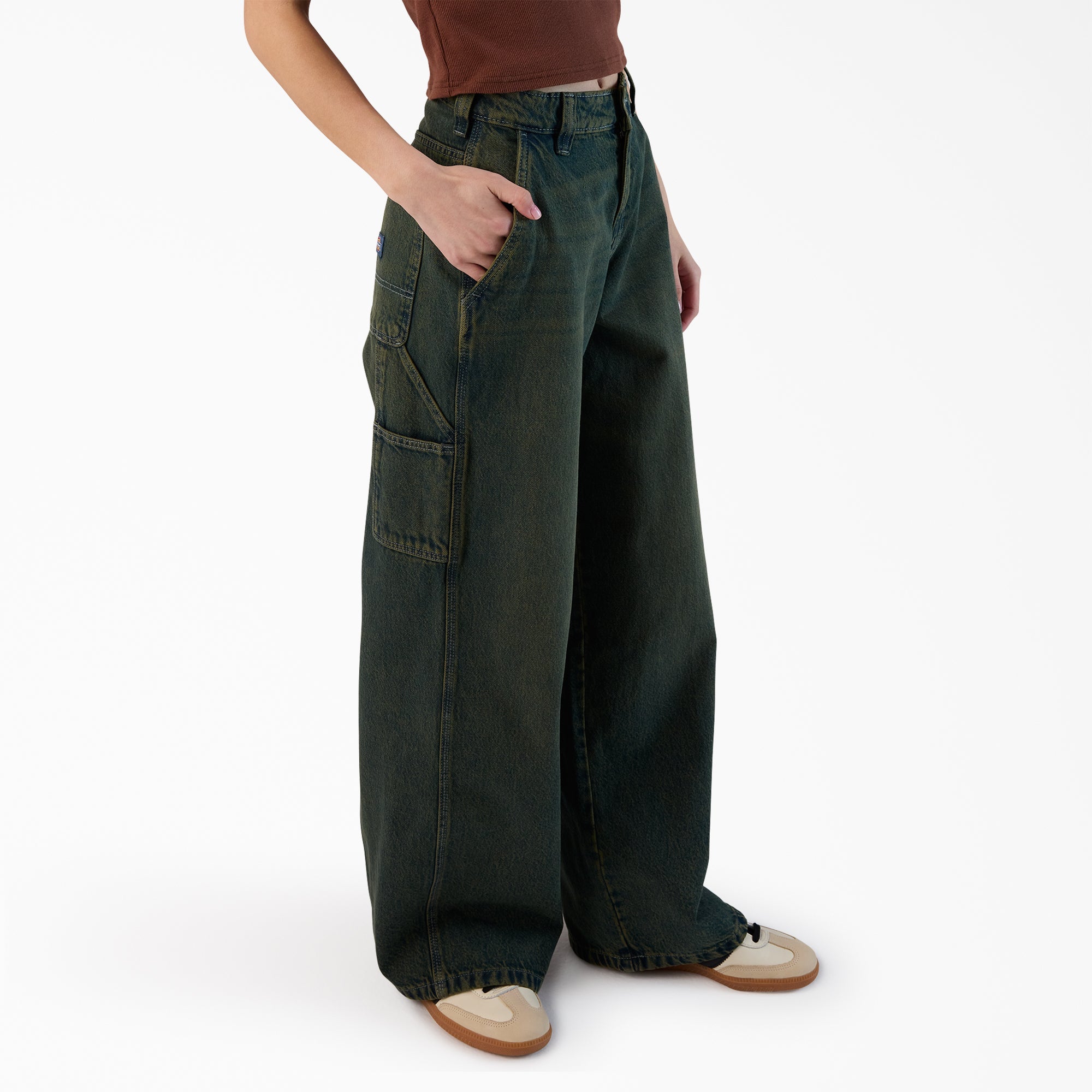 Women’s Loose Fit Denim Carpenter Jeans For Sale | Dickies