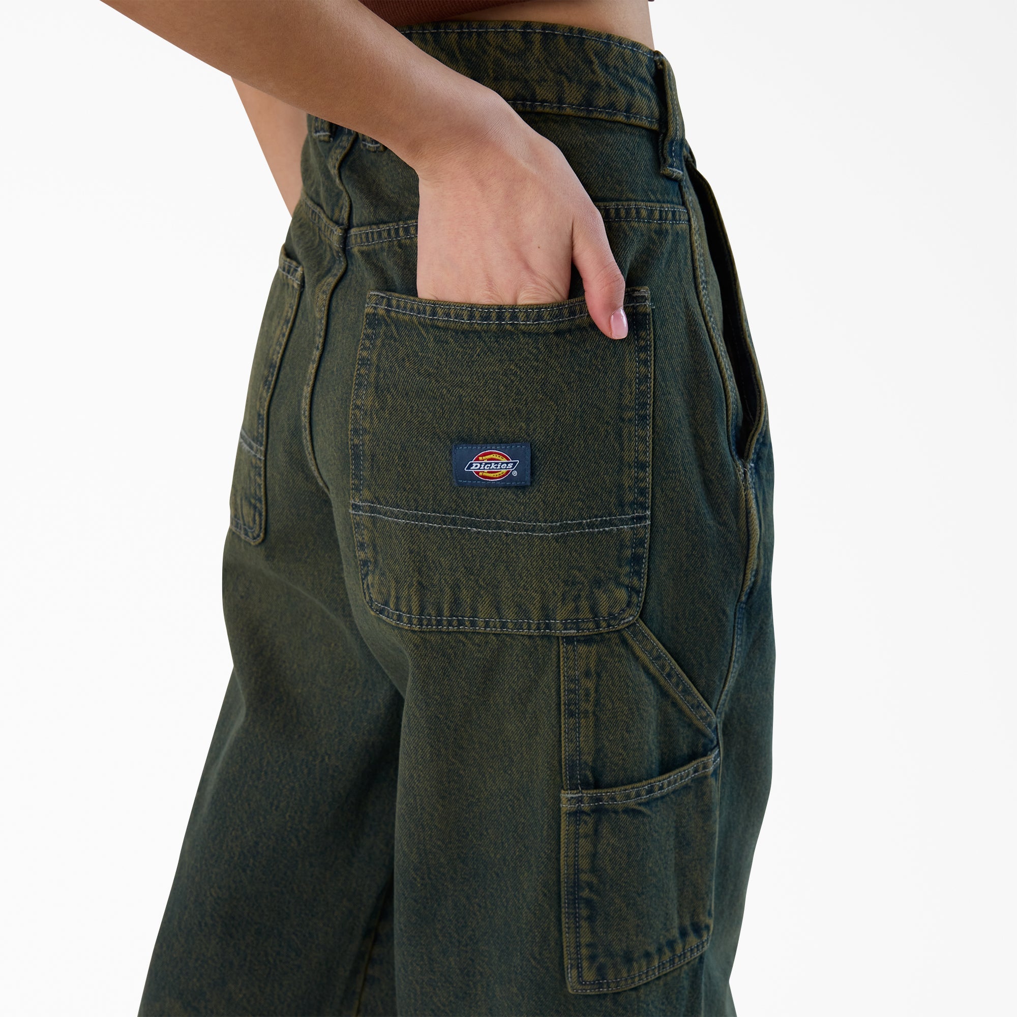 Women’s Loose Fit Denim Carpenter Jeans For Sale | Dickies