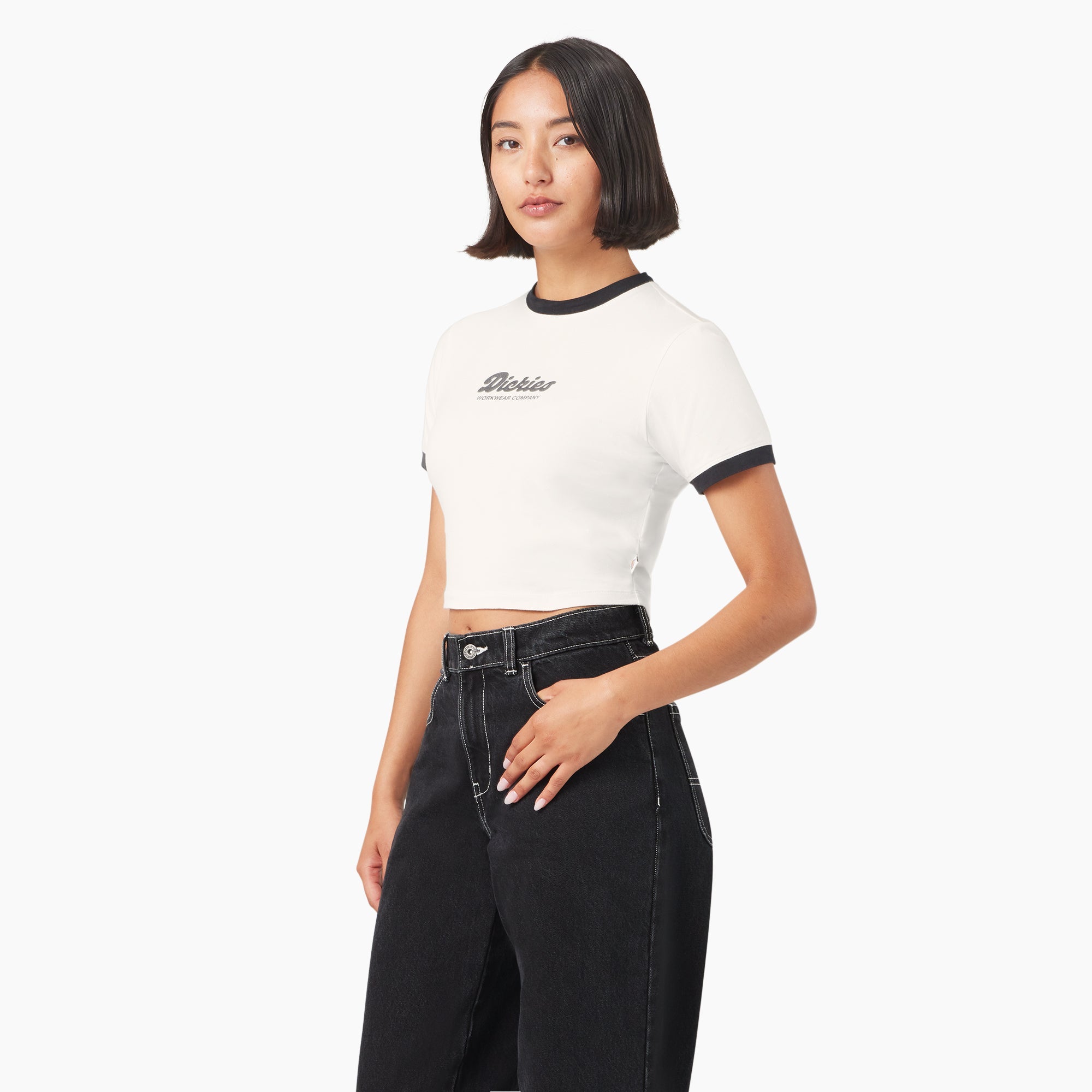Women’s Lewistown Cropped Ringer T-Shirt For Sale | Dickies