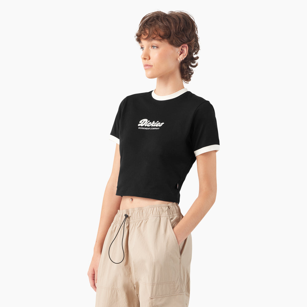 Women’s Lewistown Cropped Ringer T-Shirt For Women|Sale | Dickies