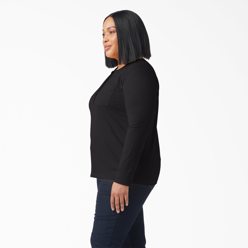Women's Plus Heavyweight Henley For Women | Dickies