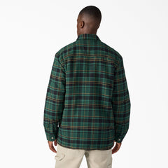 Water Repellent Fleece-Lined Flannel Shirt Jacket For Men|Sale | Dickies