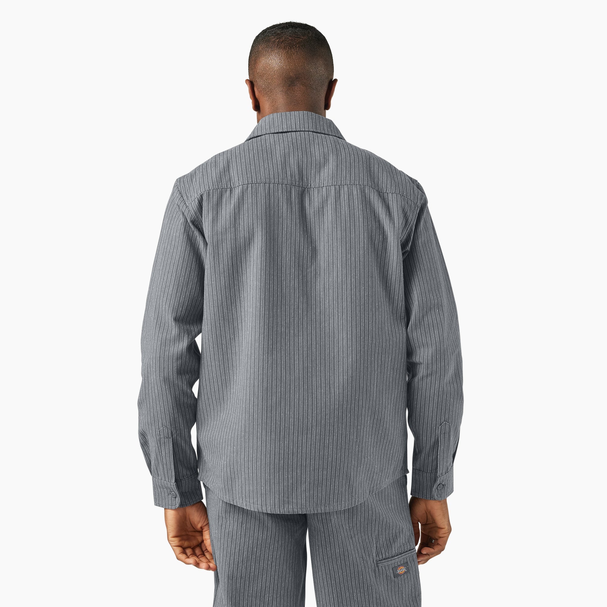 Lima Pinstripe Button-Up Shirt For Men|Sale | Dickies