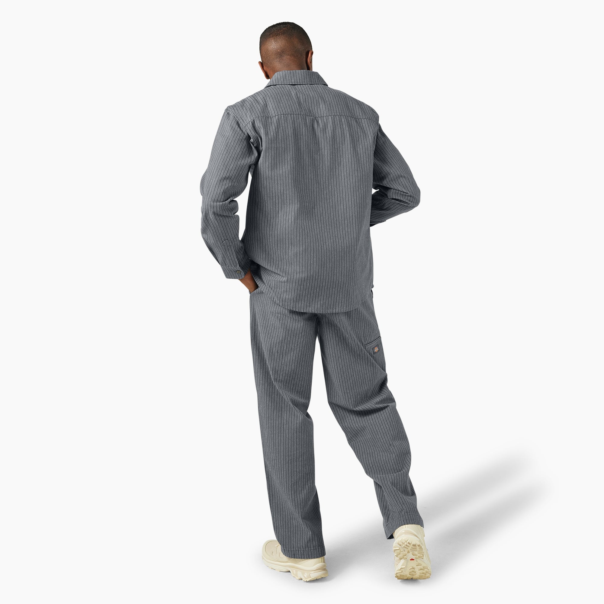 Lima Pinstripe Button-Up Shirt For Men|Sale | Dickies