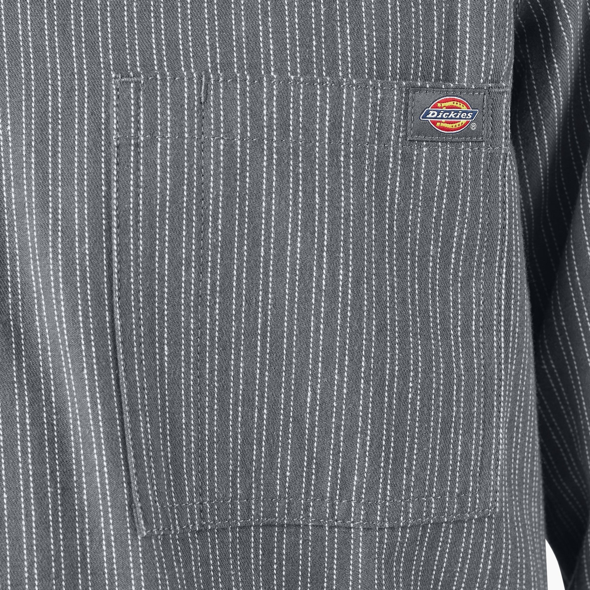 Lima Pinstripe Button-Up Shirt For Men|Sale | Dickies