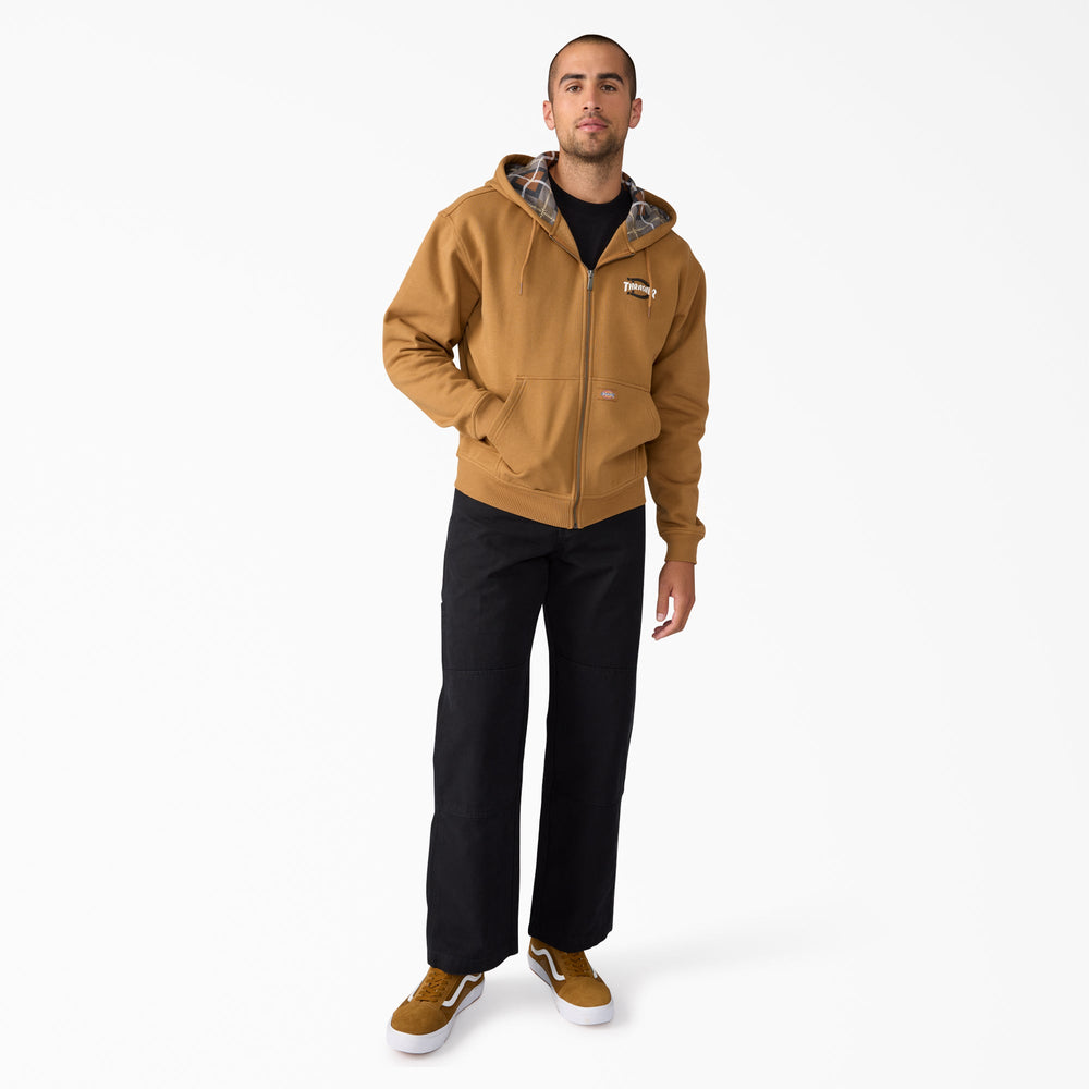 Dickies X Thrasher Zippered Hoodie For Men|Sale | Dickies