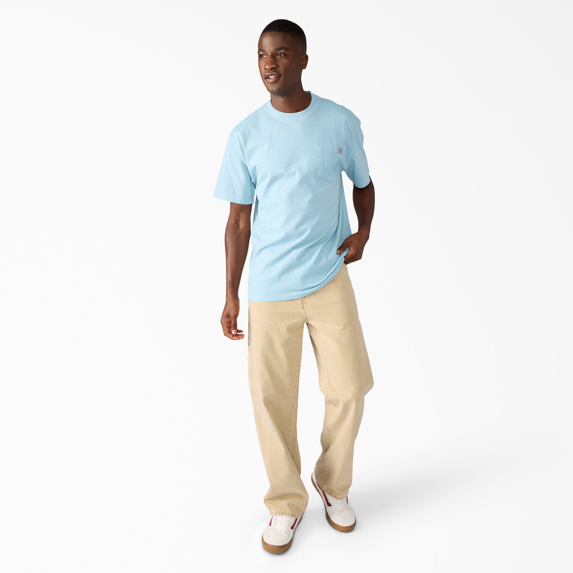 Worn In Heavyweight Pocket T-Shirt For Sale | Dickies